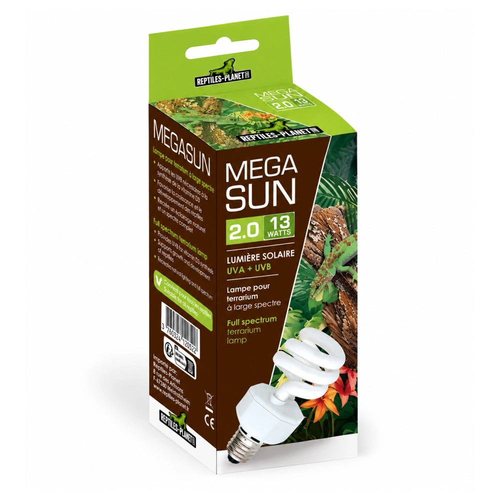 Repti-Planet Lámpara Megasun 2.0 para Reptiles al mejor precio -Todoanimal.es