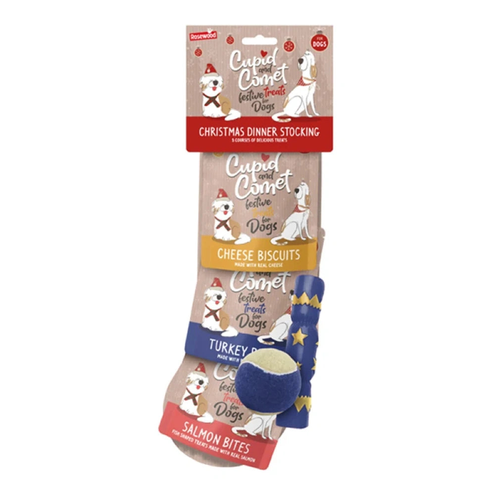 Rosewood Christmas Dinner Stocking Snack Blando de Navidad para Perros al mejor precio -Todoanimal.es