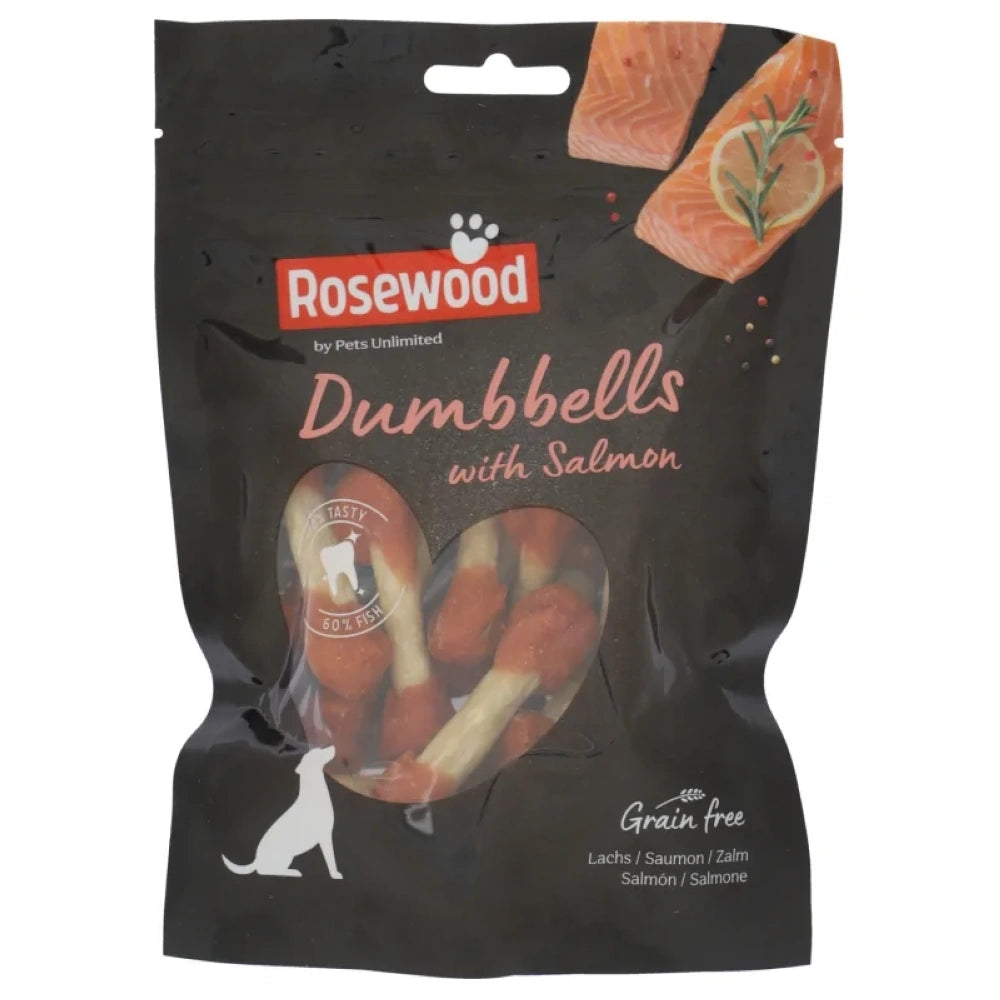 Rosewood Salmon Dumbbells Snack para Perros 400g al mejor precio -Todoanimal.es