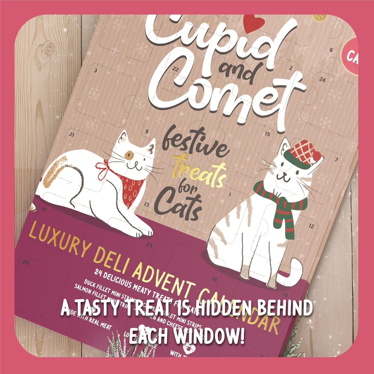 Rosewood Snack Cat Navidad Calendario Adviento 70gr al mejor precio -Todoanimal.es