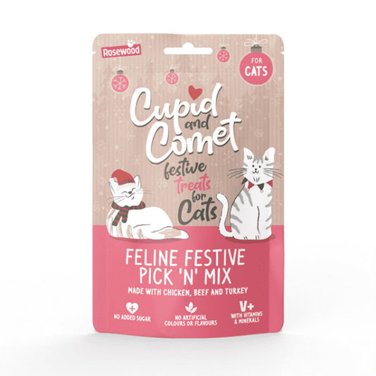 Rosewood Snack Cat Navidad Festive Pick'n Mix 180gr al mejor precio -Todoanimal.es