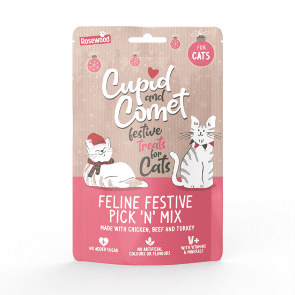 Rosewood Snack Cat Navidad Festive Pick'n Mix 180gr al mejor precio -Todoanimal.es
