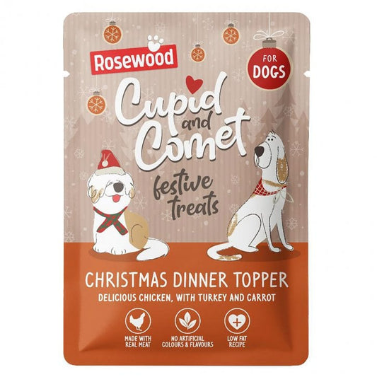 Rosewood Snack Dog Navidad Cena de Navidad Topper 85gr al mejor precio -Todoanimal.es