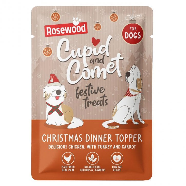 Rosewood Snack Dog Navidad Cena de Navidad Topper 85gr al mejor precio -Todoanimal.es