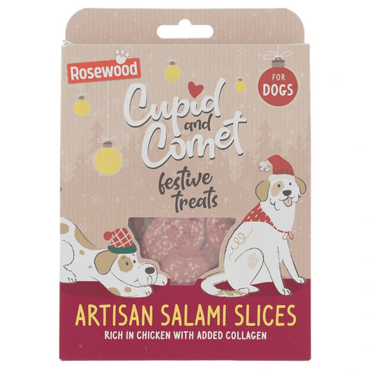 Rosewood Snack Dog Navidad Luxury Salami Slices 200 g al mejor precio -Todoanimal.es
