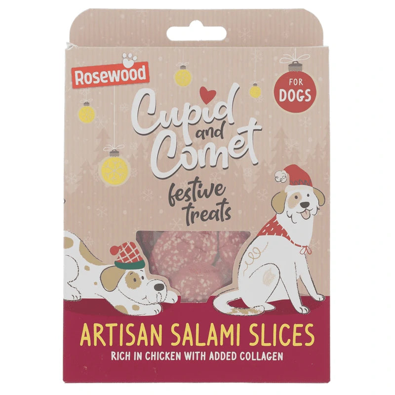 Rosewood Snack Dog Navidad Luxury Salami Slices 200 g al mejor precio -Todoanimal.es