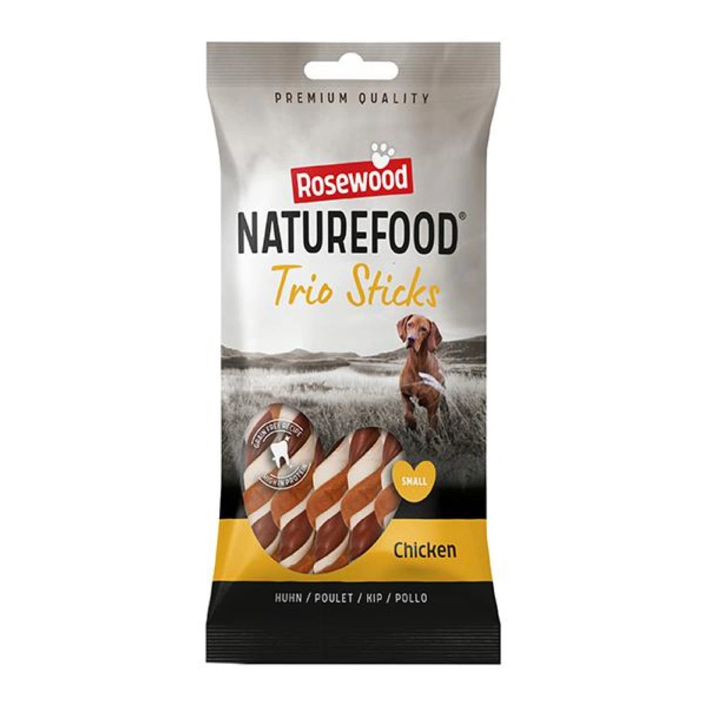 Rosewood Trio Sticks Chicken Snack para Perros al mejor precio -Todoanimal.es