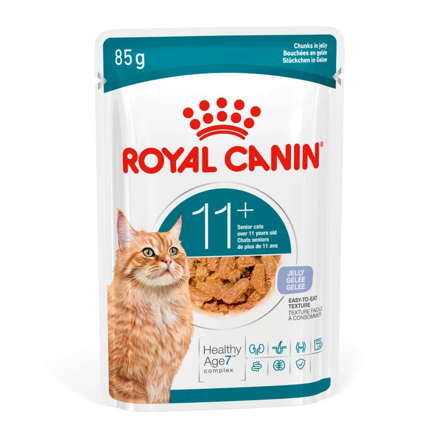 Royal Canin Ageing 11+ Comida Húmeda en Gelatina para Gatos 85 g al mejor precio -Todoanimal.es