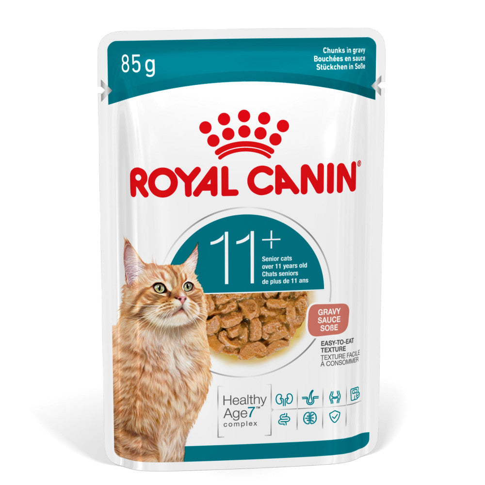 Royal Canin Ageing 11+ Comida Húmeda en Salsa para Gatos 85 g al mejor precio -Todoanimal.es