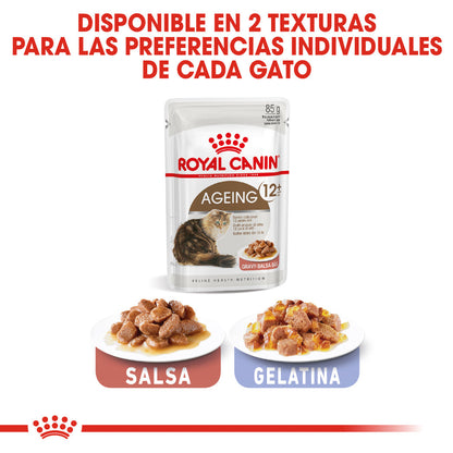 Royal Canin Ageing 12+ en Salsa 85 g Alimento Húmedo para Gatos al mejor precio -Todoanimal.es