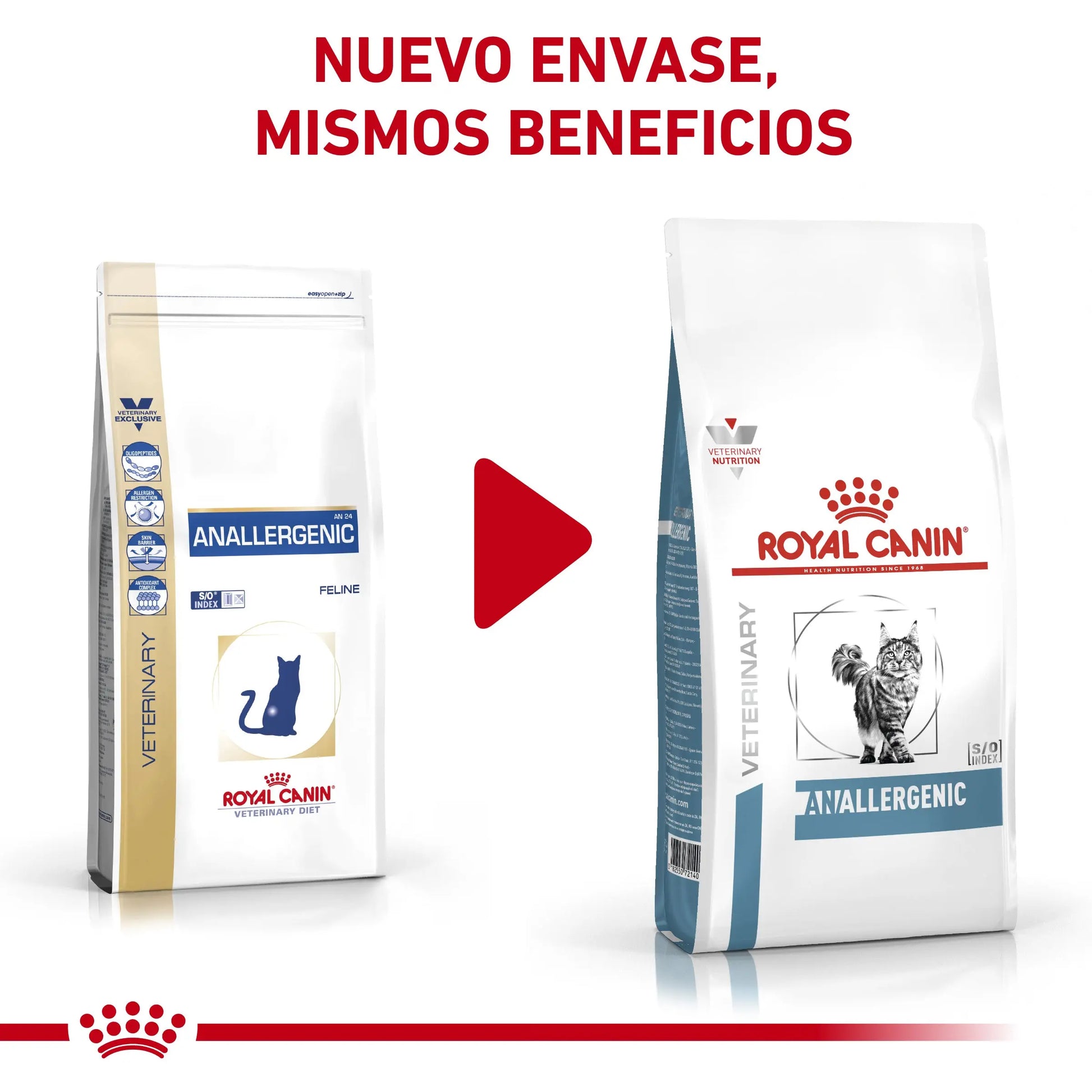 Royal Canin Anallergenic | Pienso Veterinario para Gatos con Intolerancias y Alergias Alimentarias al mejor precio -Todoanimal.es
