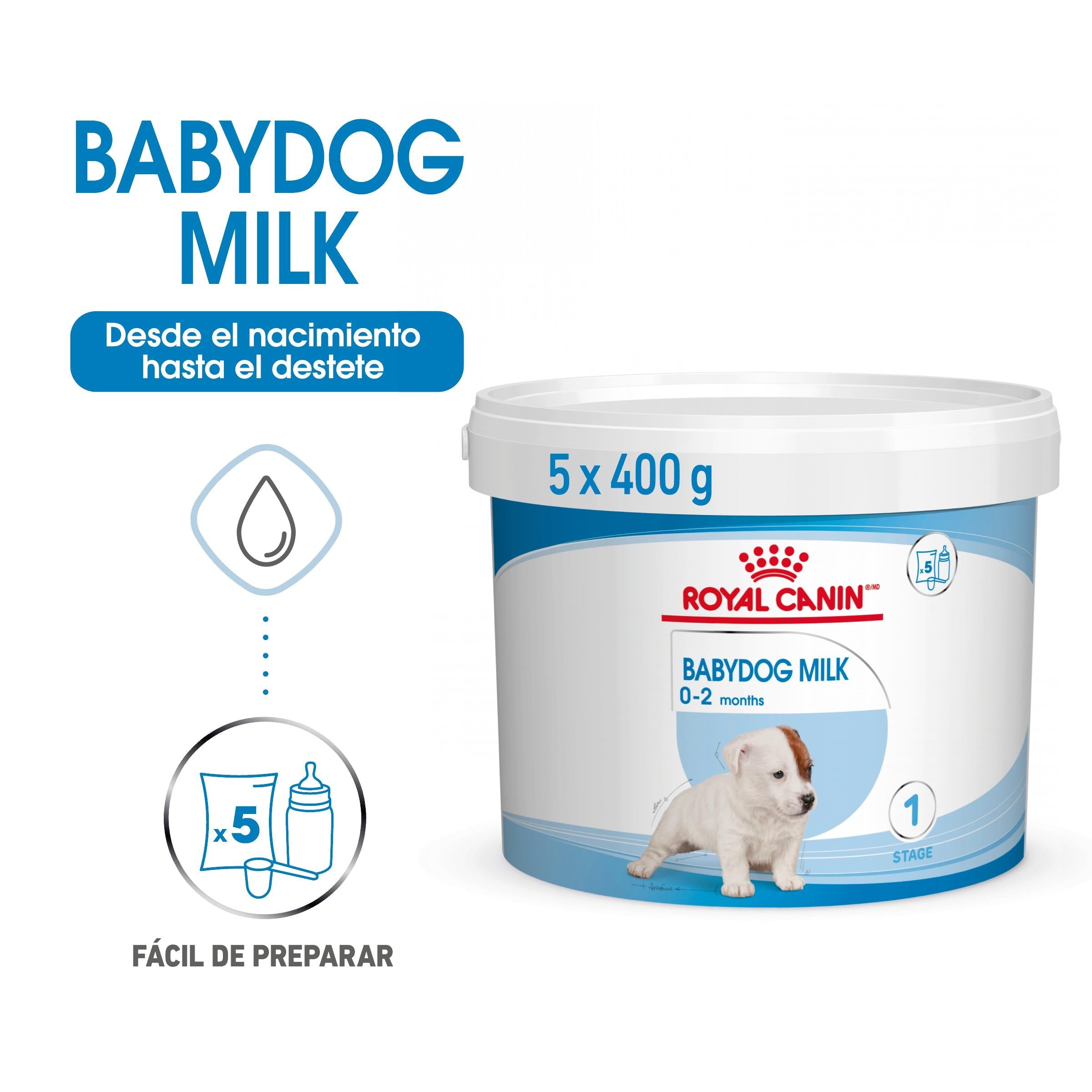 Royal Canin Babydog Milk Leche en Polvo para Cachorros al mejor precio -Todoanimal.es