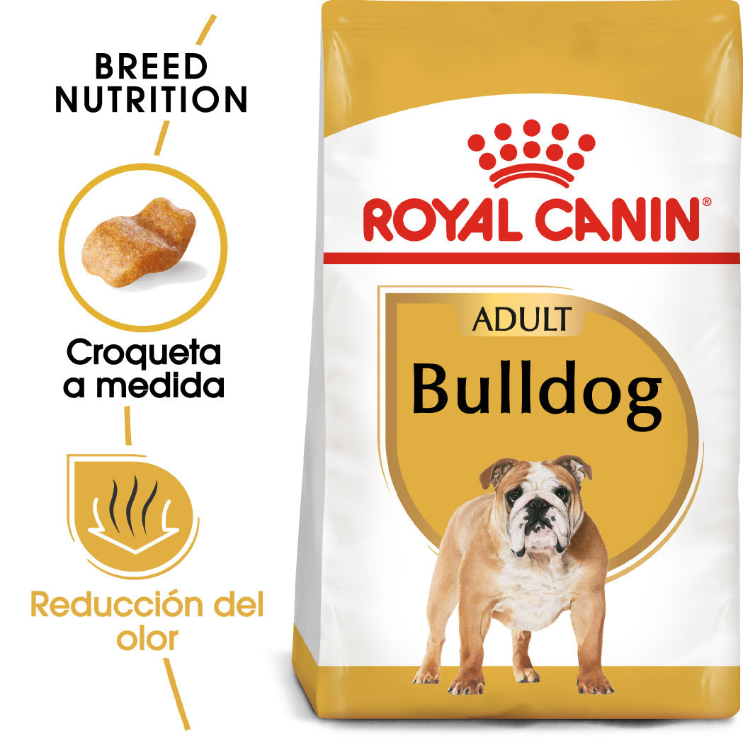 Royal Canin Bulldog Inglés Pienso para Perros de Raza Bulldog Adultos al mejor precio -Todoanimal.es