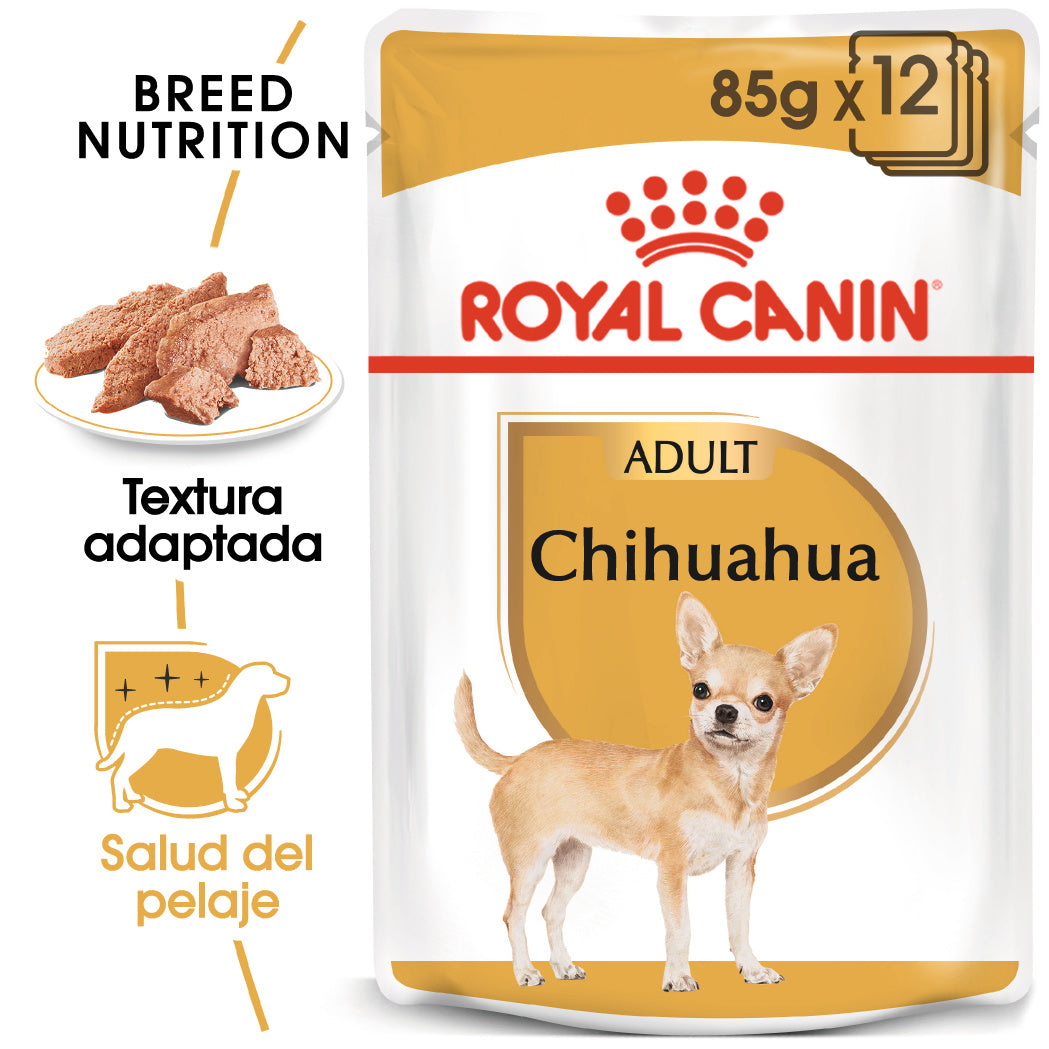 Royal Canin Chihuahua Paté Adulto 85 g Comida Húmeda para Perros al mejor precio -Todoanimal.es