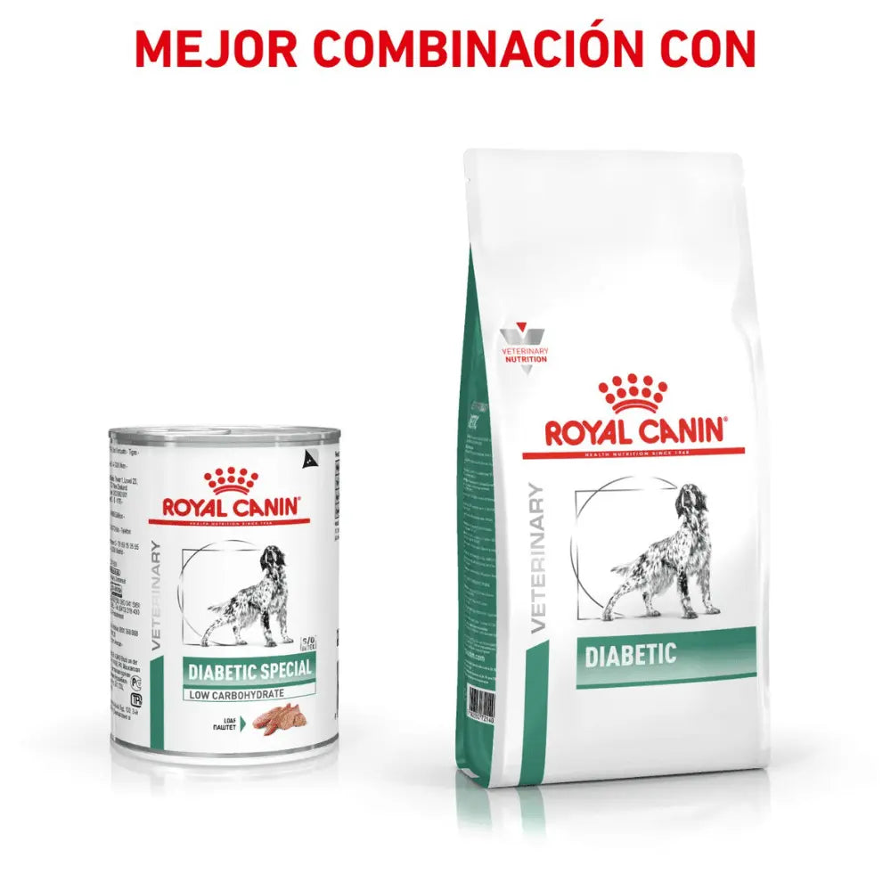 Royal Canin Diabetic Special Paté Low Carbohydrate 410 g Dieta Veterinaria Húmeda para Perros al mejor precio -Todoanimal.es
