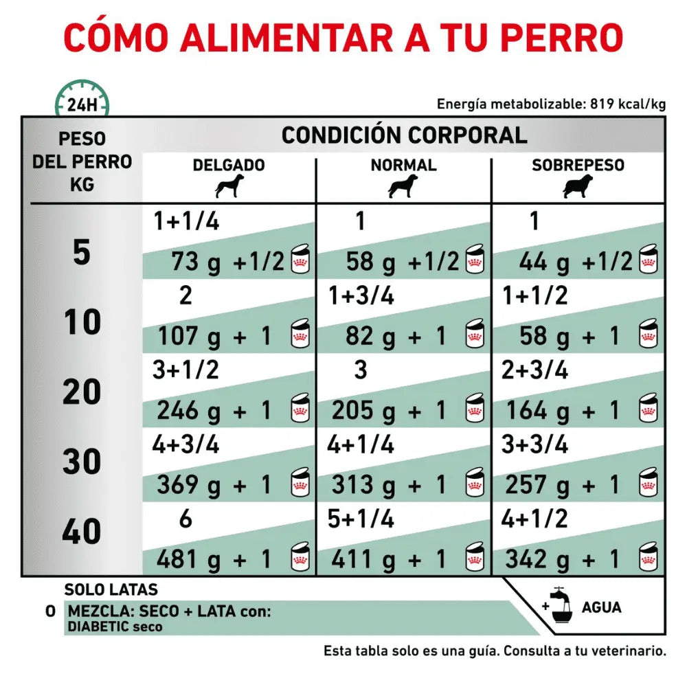Royal Canin Diabetic Special Paté Low Carbohydrate 410 g Dieta Veterinaria Húmeda para Perros al mejor precio -Todoanimal.es