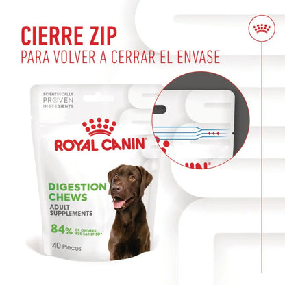 Royal Canin Digestive Support Chews 160 g Suplemento para Perros Adultos al mejor precio -Todoanimal.es
