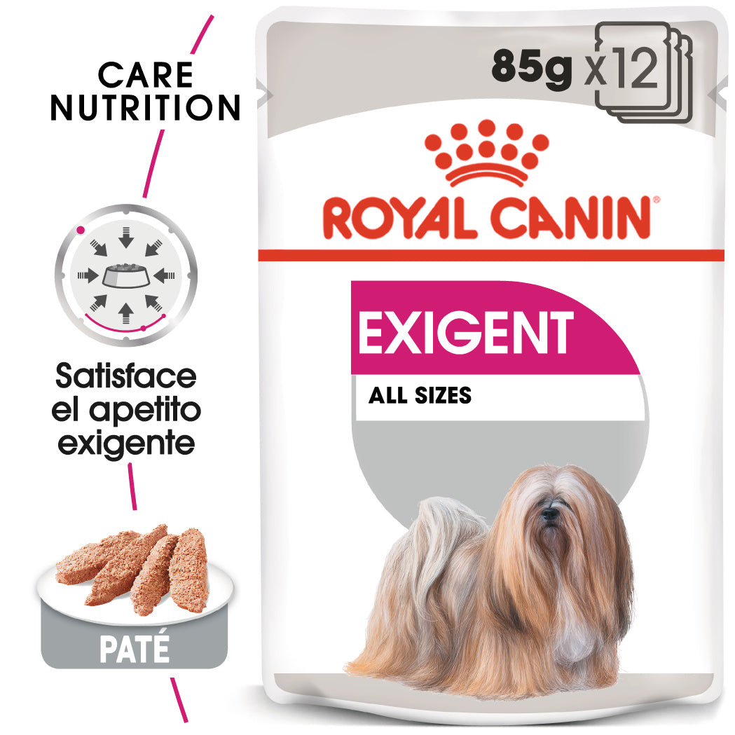 Royal Canin Exigent Care Paté 85 g Alimento Húmedo para Perros al mejor precio -Todoanimal.es