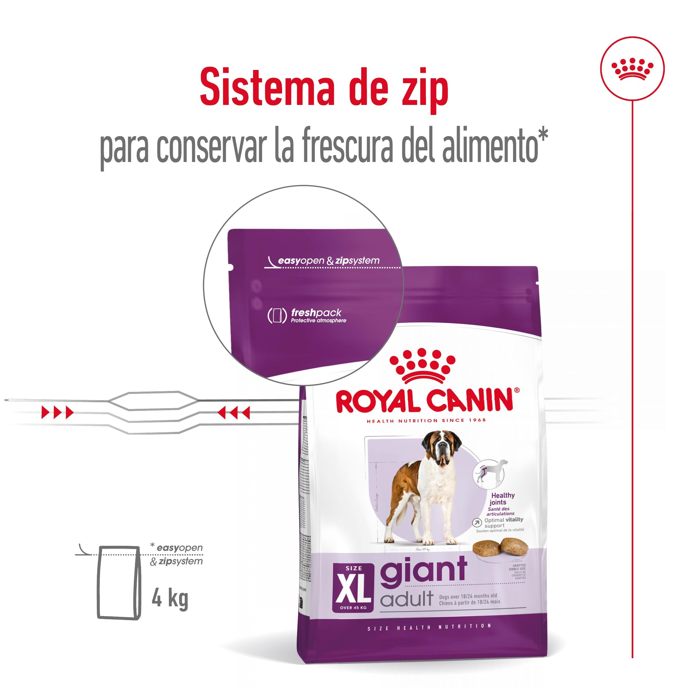 Royal Canin Giant Adult 15 kg Pienso para Perros al mejor precio -Todoanimal.es