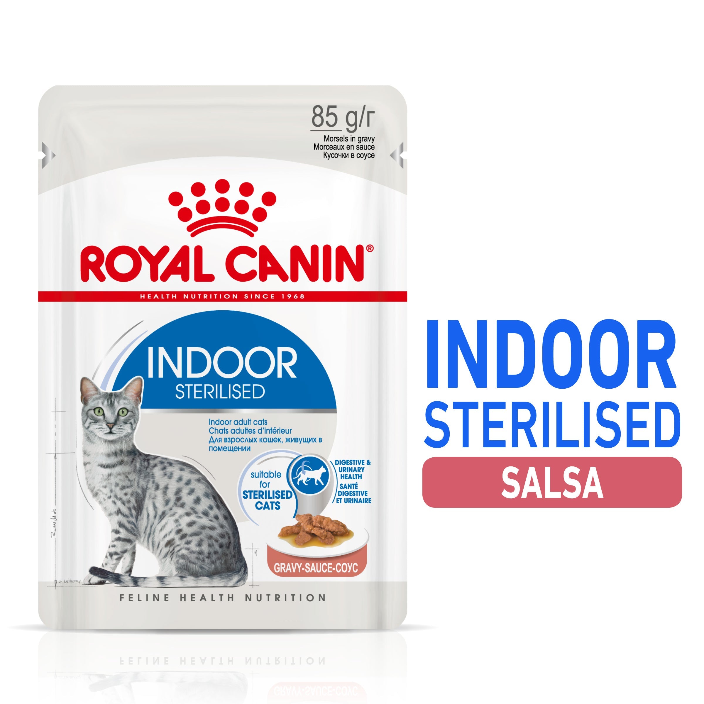 Royal Canin Indoor Sterilized 85 g Comida Húmeda en Salsa para Gatos al mejor precio -Todoanimal.es