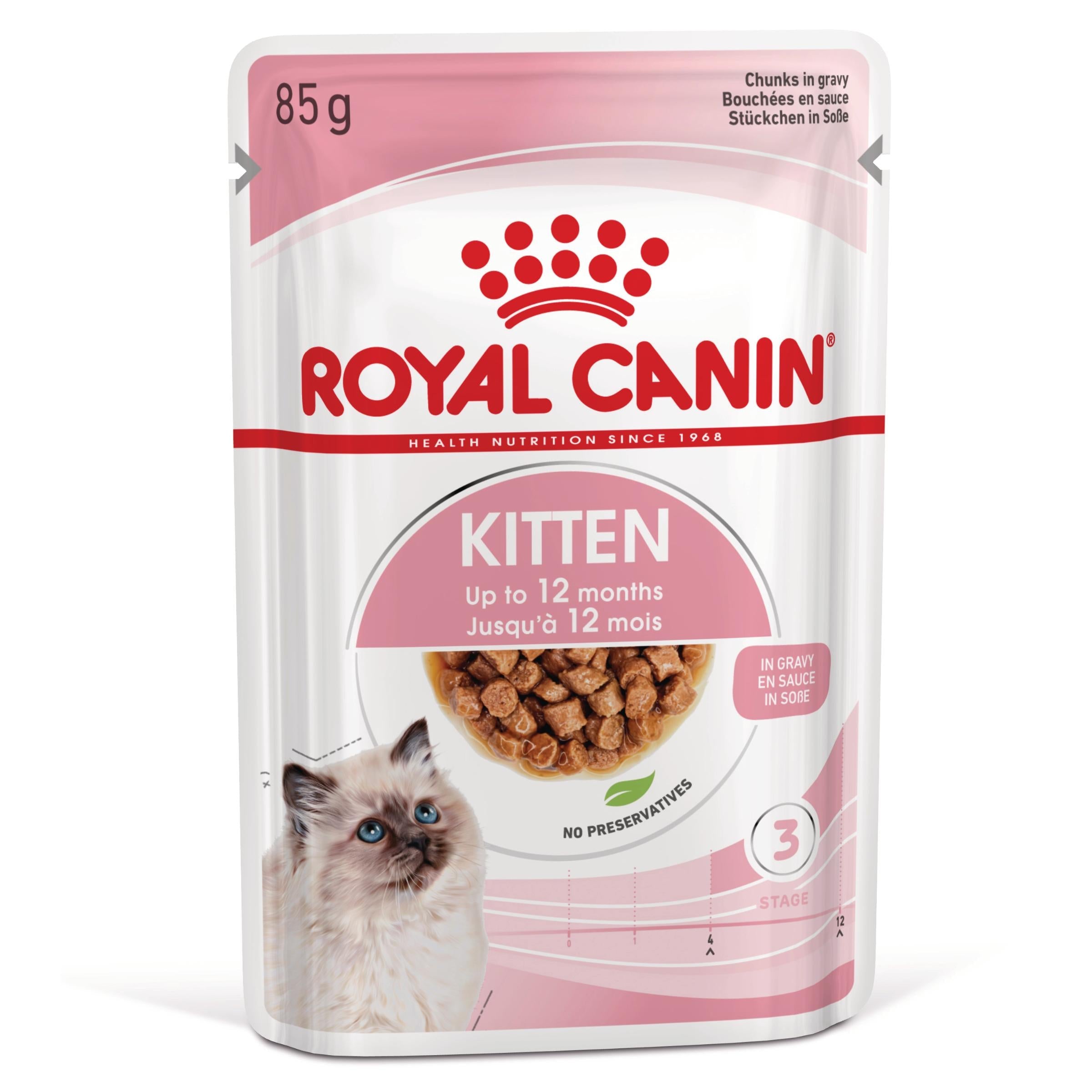 Royal Canin Kitten Húmedo 85 g para Gatos | Salsa, Gelatina o Paté al mejor precio -Todoanimal.es