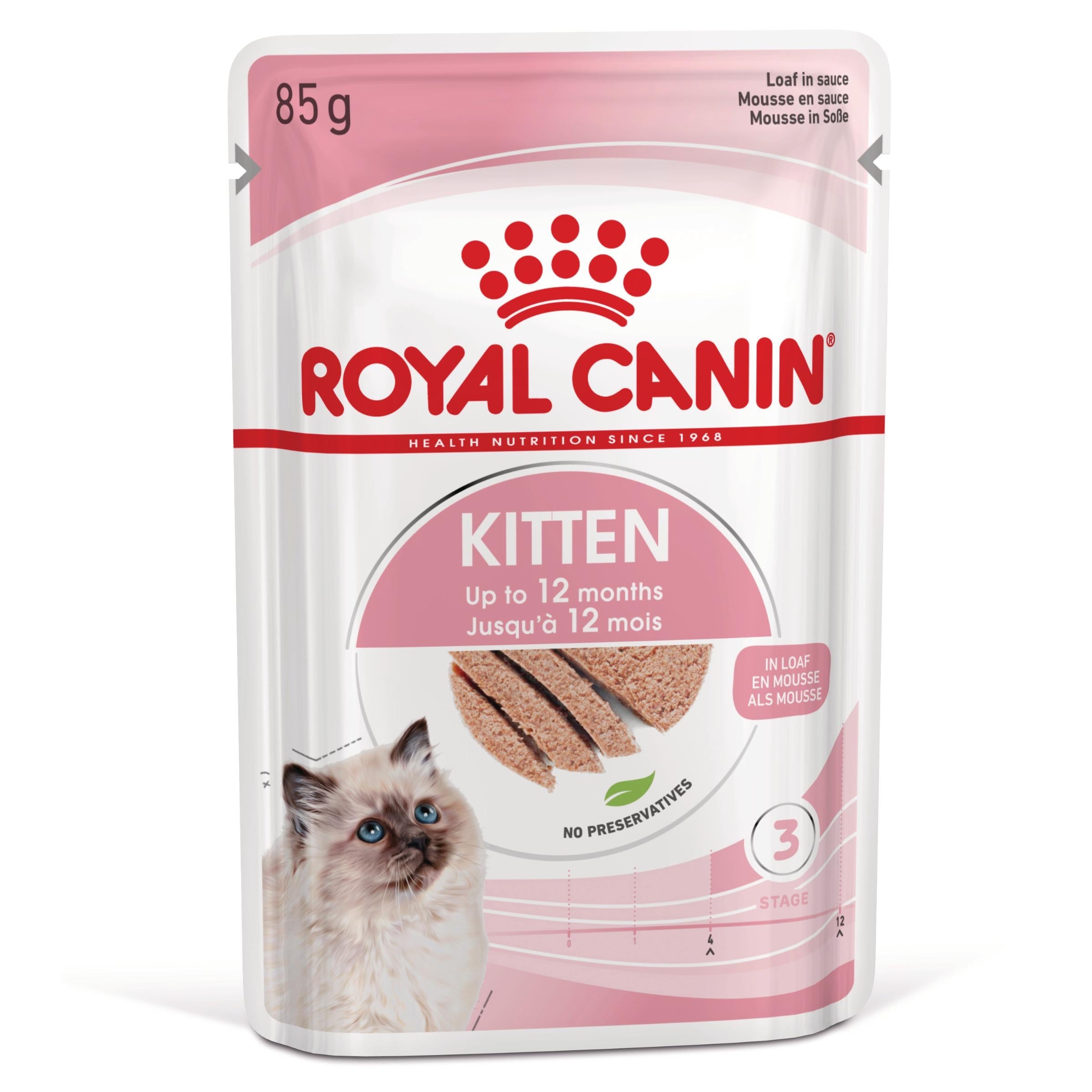 Royal Canin Kitten Húmedo 85 g para Gatos | Salsa, Gelatina o Paté al mejor precio -Todoanimal.es