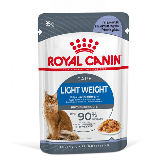 Royal Canin Light Weight Care Finas Láminas en Gelatina 85 g Húmedo para Gatos al mejor precio -Todoanimal.es