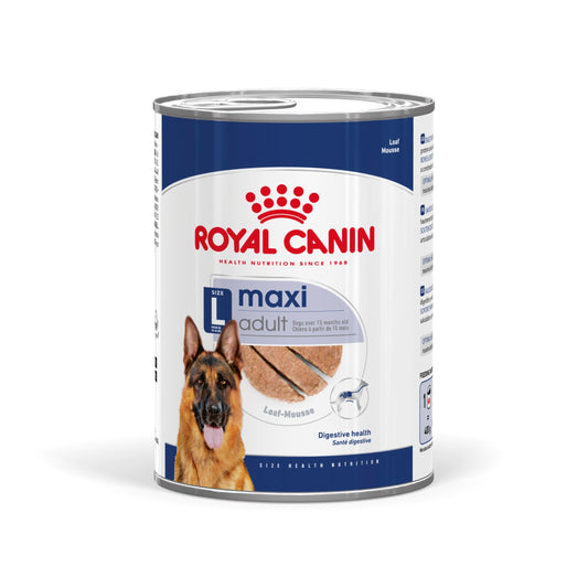 Royal Canin Maxi Adult Lata 410 g Paté Húmedo para Perros al mejor precio -Todoanimal.es