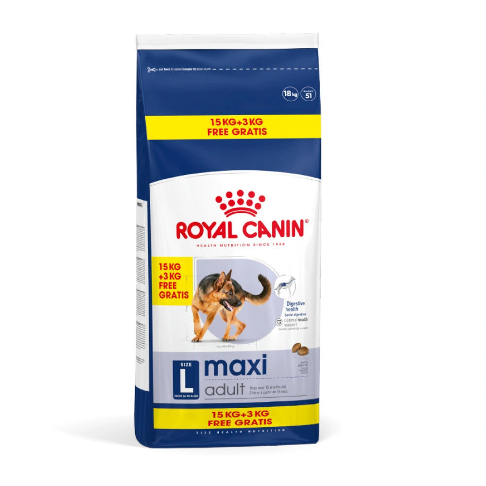Royal Canin Maxi Adult Pienso para Perros 18kg al mejor precio -Todoanimal.es
