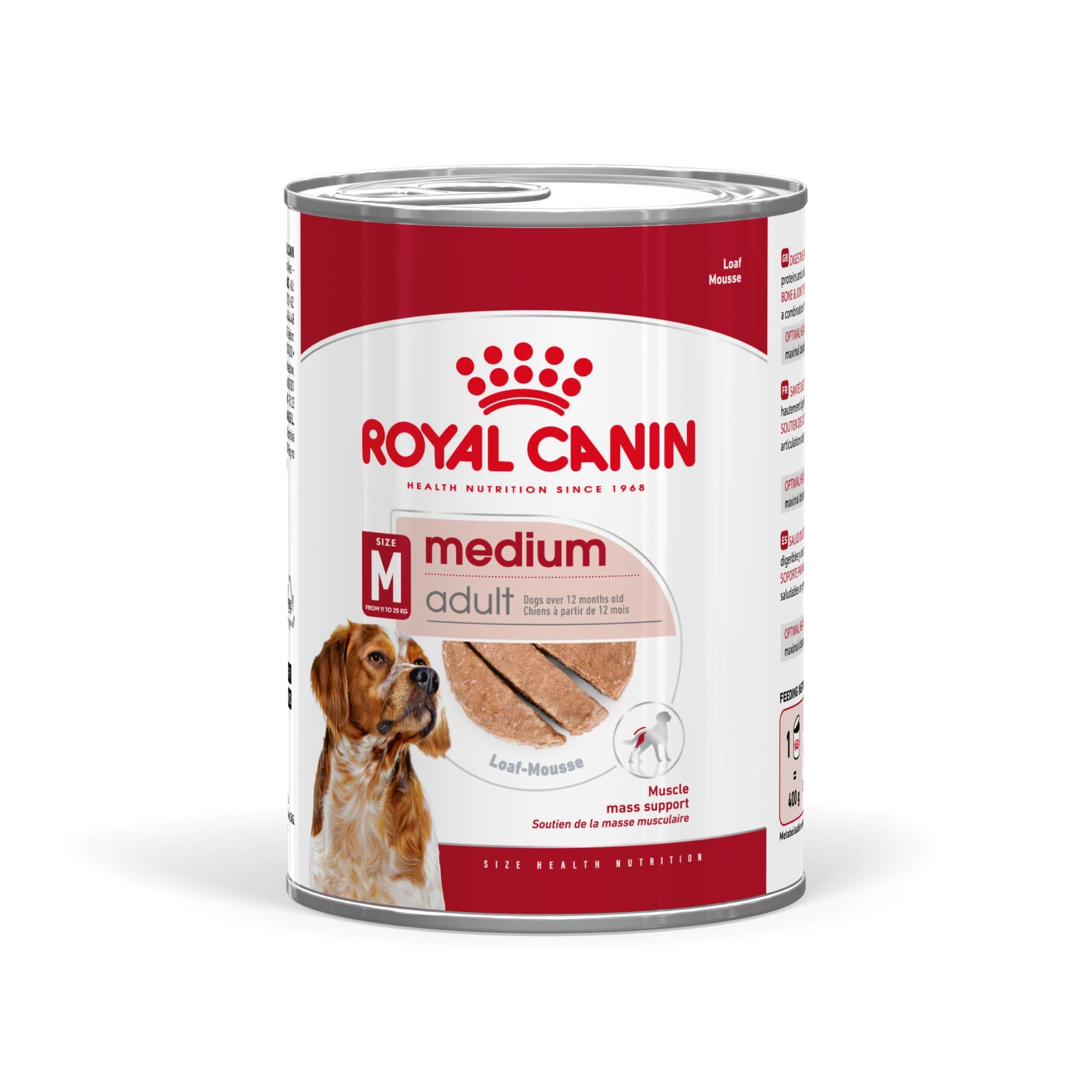 Royal Canin Medium Adult 410 g lata perro húmedo al mejor precio -Todoanimal.es