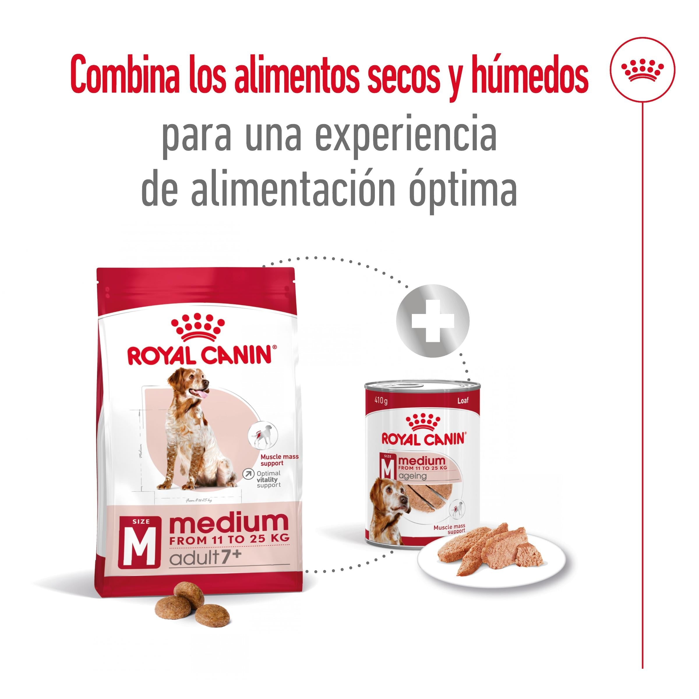 Royal Canin Medium Adult 7+ Pienso para Perros al mejor precio -Todoanimal.es