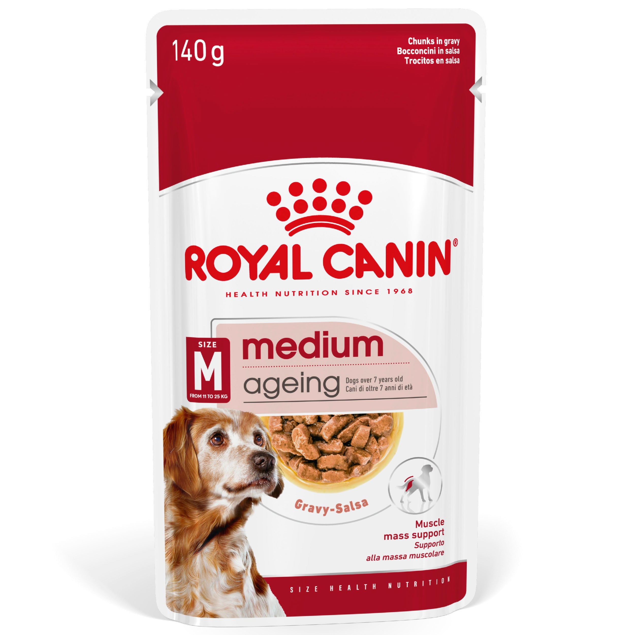 Royal Canin Medium Puppy | Adult | Ageing 140 g húmedo para perros al mejor precio -Todoanimal.es