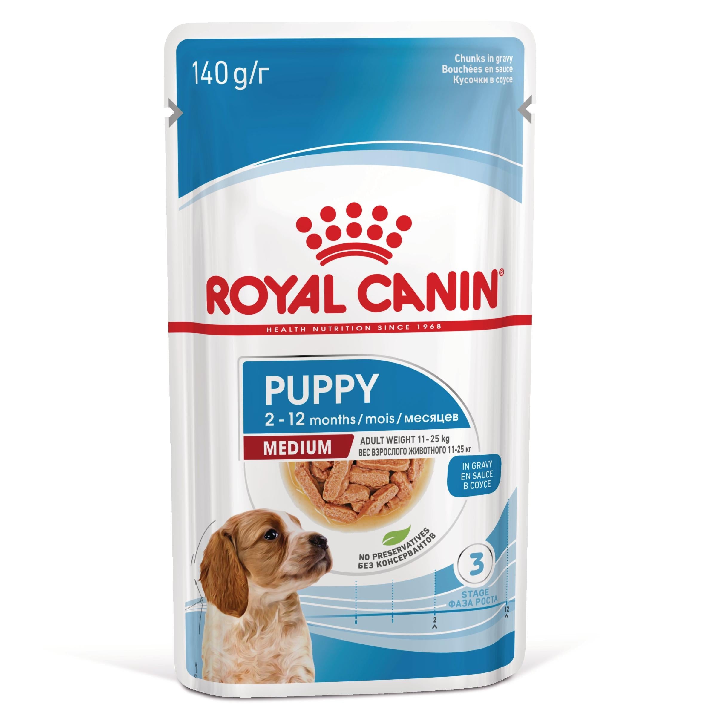 Royal Canin Medium Puppy | Adult | Ageing 140 g húmedo para perros al mejor precio -Todoanimal.es