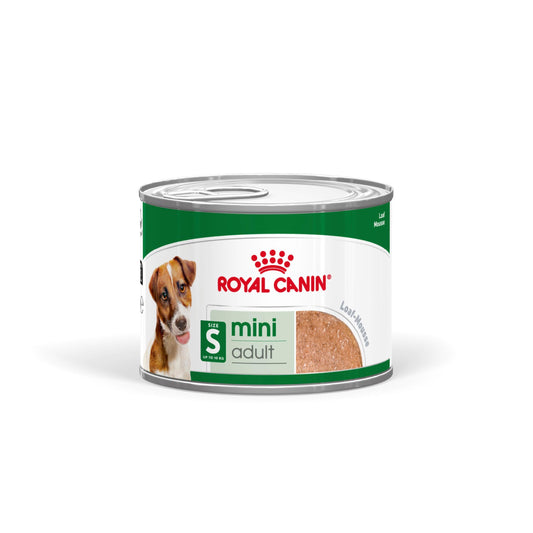 Royal Canin Mini Adult Lata 195 g Paté Húmedo para Perros al mejor precio -Todoanimal.es