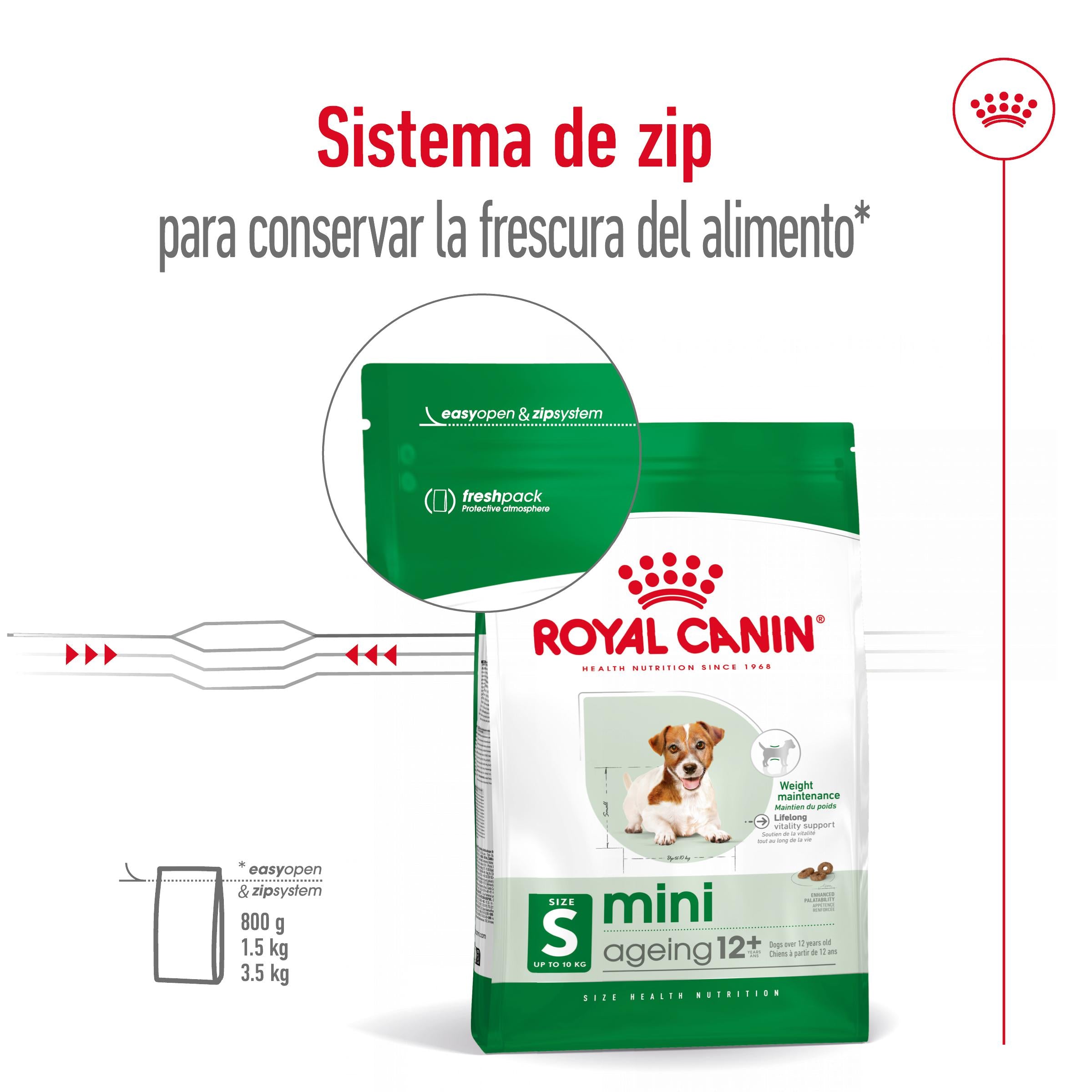 Royal Canin Mini Ageing+12 Pienso para Perros Senior al mejor precio -Todoanimal.es