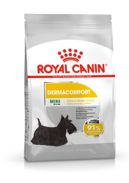 Royal Canin Mini Dermacomfort Care Pienso para Perros al mejor precio -Todoanimal.es