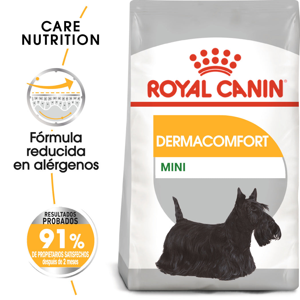 Royal Canin Mini Dermacomfort Care Pienso para Perros al mejor precio -Todoanimal.es