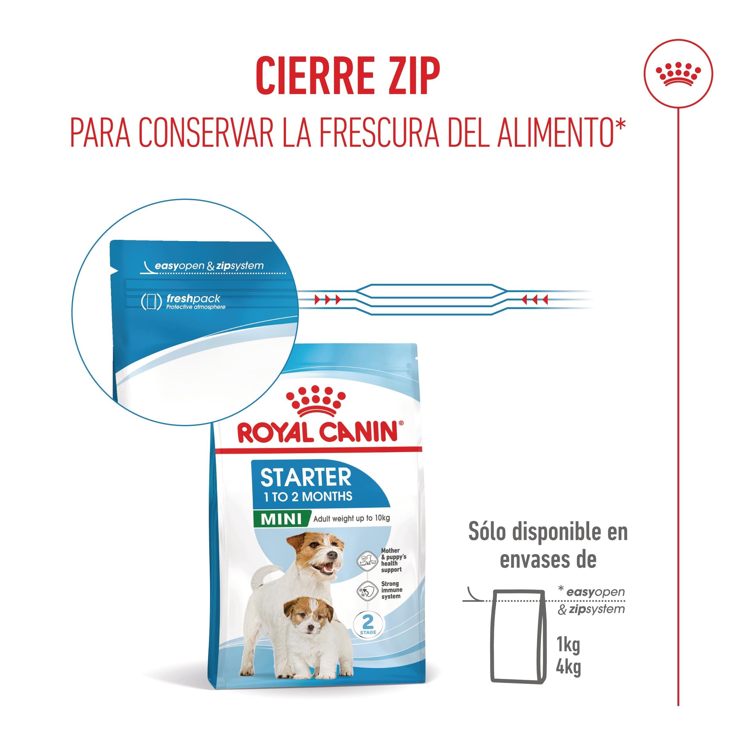 Royal Canin Mini Starter Mother & Babydog Pienso para Cachorros y Madres Lactantes al mejor precio -Todoanimal.es