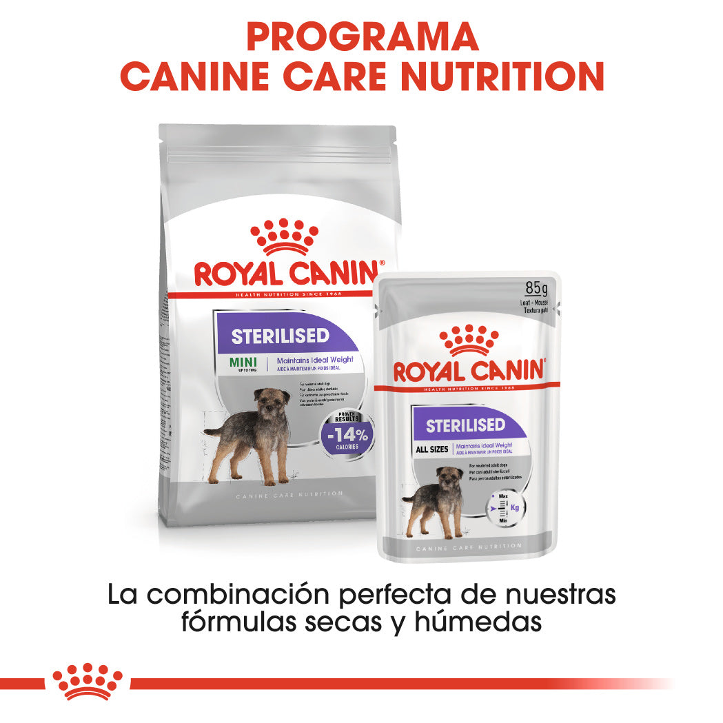 Royal Canin Mini Sterilized Care Pienso para Perros Esterilizados al mejor precio -Todoanimal.es
