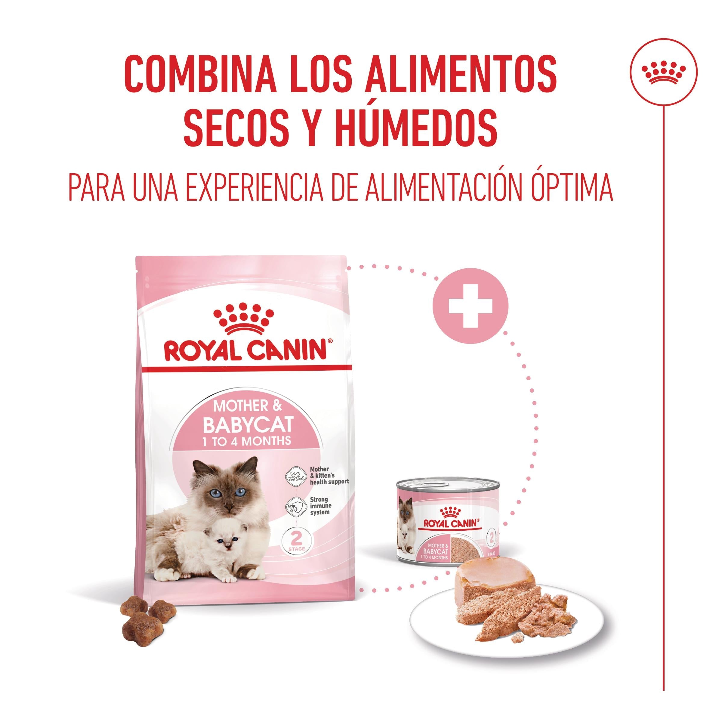 Royal Canin Mother & Babycat 195 g Lata Mousse para Gatitos y Gatas Embarazadas o en Lactancia al mejor precio -Todoanimal.es