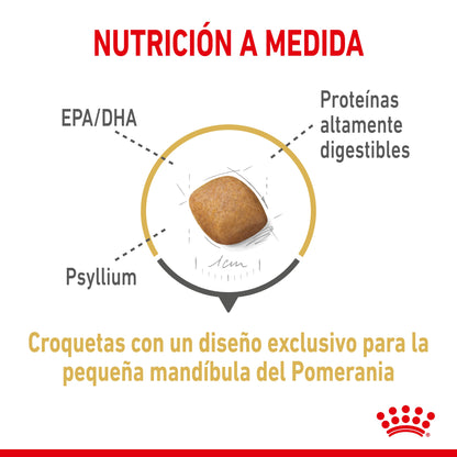 Royal Canin Pomerania Adulto Pienso para Perros de Raza al mejor precio -Todoanimal.es