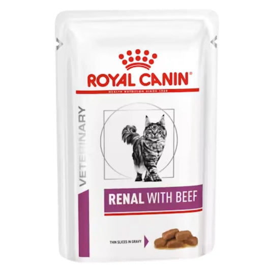 Royal Canin Renal con Buey Sobre 85 g Gato Húmedo al mejor precio -Todoanimal.es