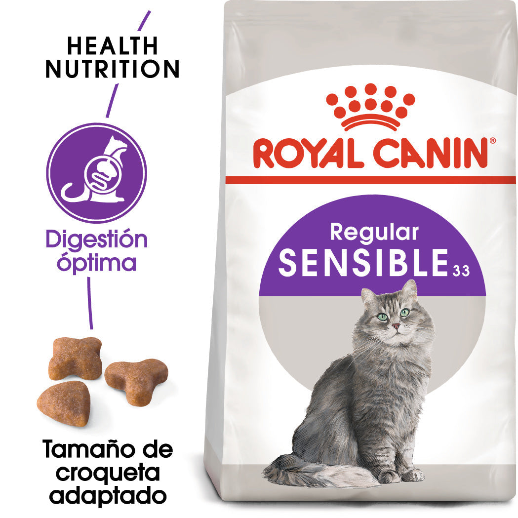 Royal Canin Sensible 33 10 kg Pienso para Gatos al mejor precio -Todoanimal.es