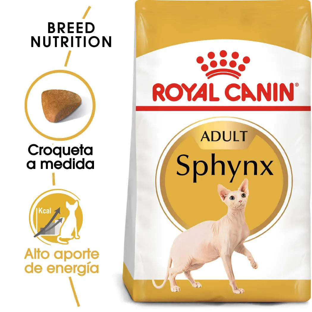 Royal Canin Sphynx 10 kg Pienso para Gatos Egipcios al mejor precio -Todoanimal.es