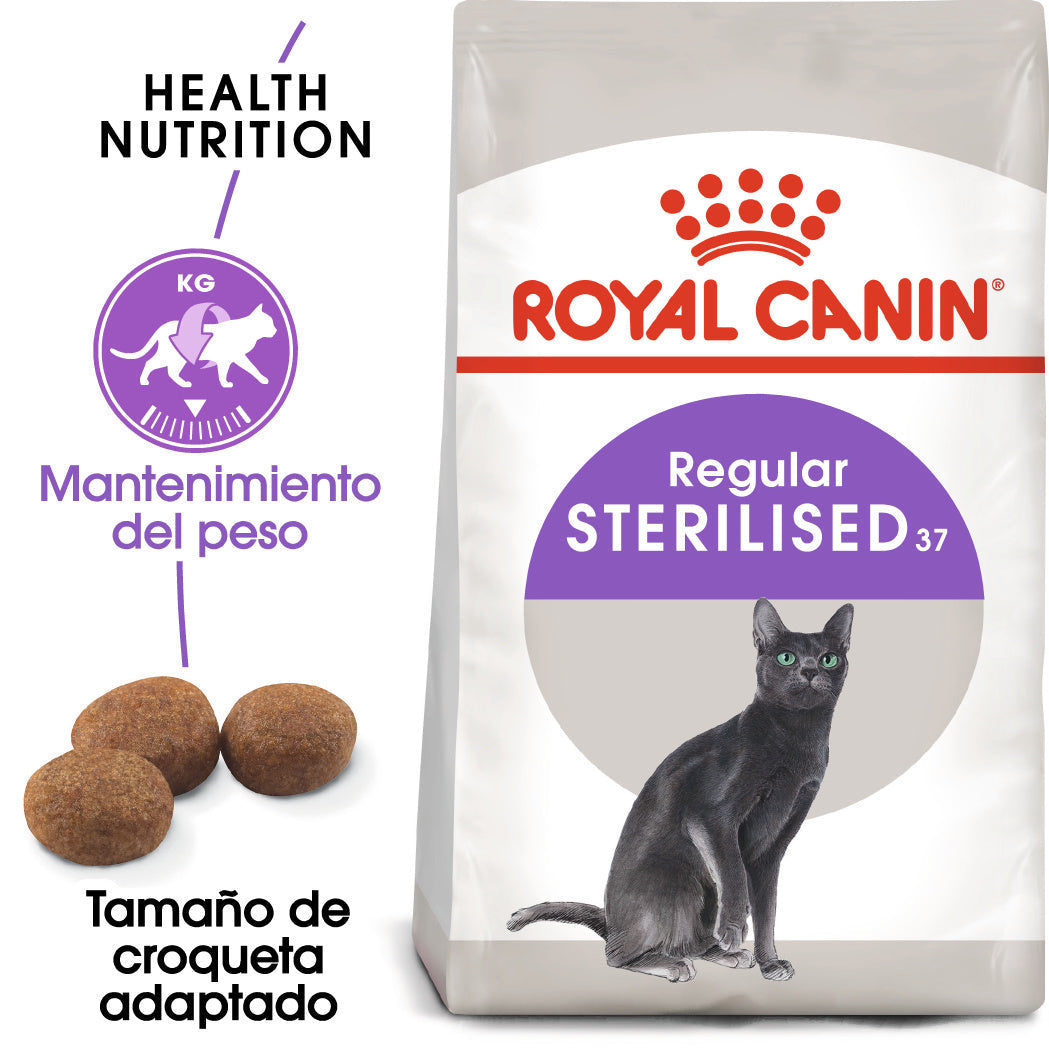 Royal Canin Sterilized 37 Pienso para Gatos Esterilizados al mejor precio -Todoanimal.es