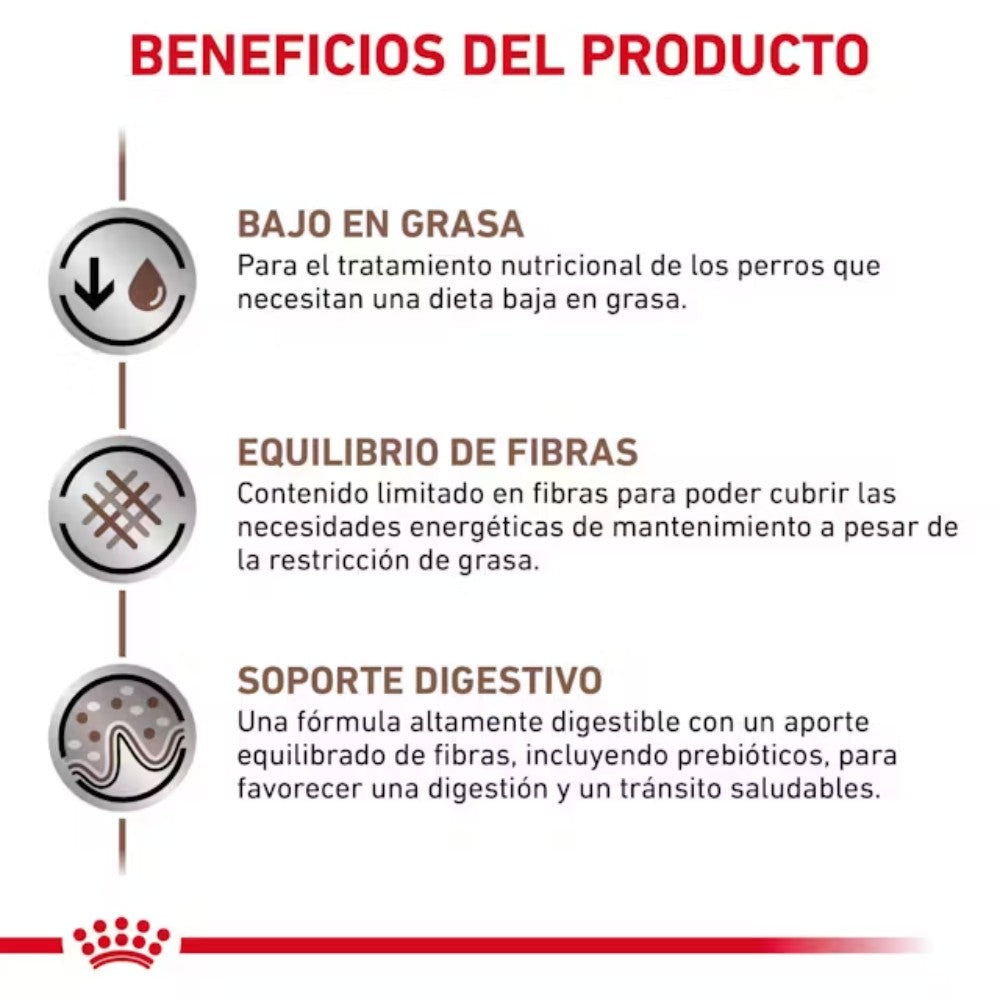 Royal Canin Veterinary Gastrointestinal Low Fat Small Dog Pienso para Perros al mejor precio -Todoanimal.es