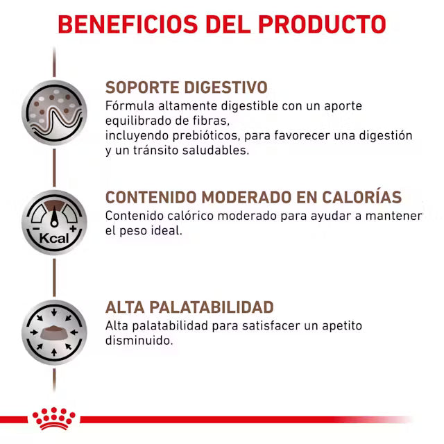 Royal Canin Veterinary Gastrointestinal Moderate Calorie Sobre 85 g Comida Húmeda para Gatos al mejor precio -Todoanimal.es
