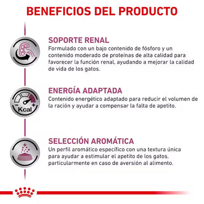 Royal Canin Veterinary Renal Paté en Sobre 85 g Comida Húmeda para Gatos al mejor precio -Todoanimal.es