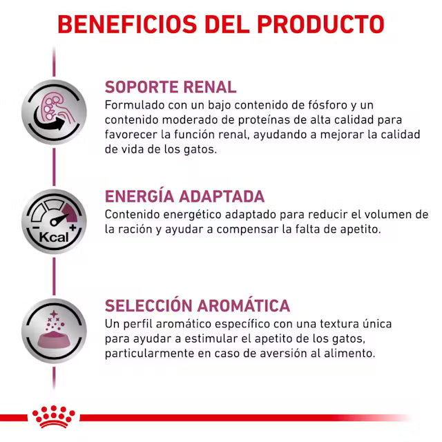 Royal Canin Veterinary Renal Paté en Sobre 85 g Comida Húmeda para Gatos al mejor precio -Todoanimal.es