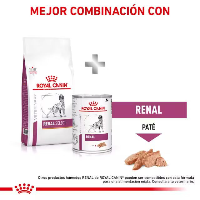 Royal Canin Veterinary Renal Select 2 kg Perro al mejor precio -Todoanimal.es